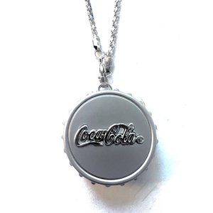 SILVER COLOR COKE Pocket Watch